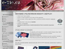 Tablet Screenshot of e-tie.cz